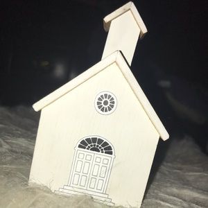 Vintage church house music box 🎼